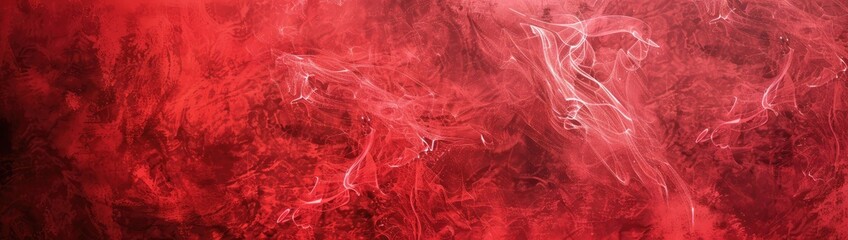 Red grunge textured wall background. Vector illustration. Beautiful stylist modern red texture background with smoke.