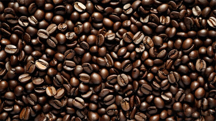 Fototapeta premium dark brown coffee beans