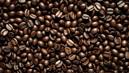 Fototapeta premium dark brown coffee beans