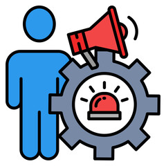 Incident Command Icon