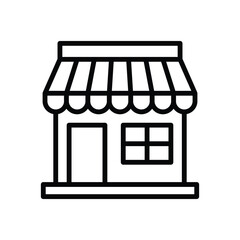 store icon vector design template simple and clean