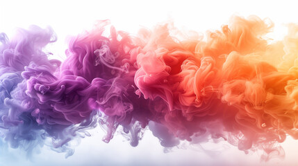 abstract smokey water colors background - obrazy, fototapety, plakaty
