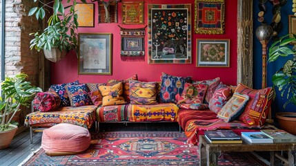 Eclectic Bohemian Living Room Decor