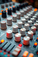 audio mixing console