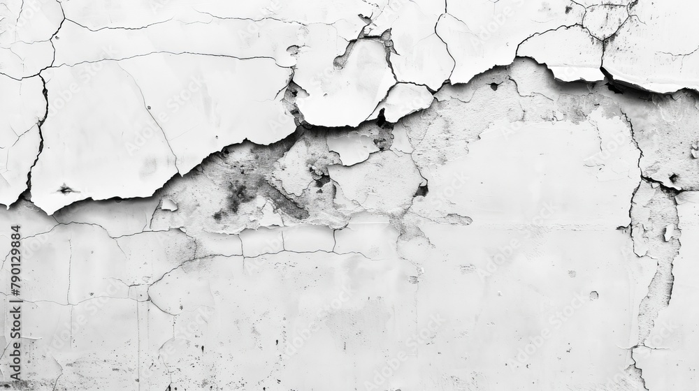 Poster Background of abstract grunge cement wall texture in white.