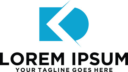 Initial CD letter logo idea