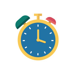 vector clock icon illustration