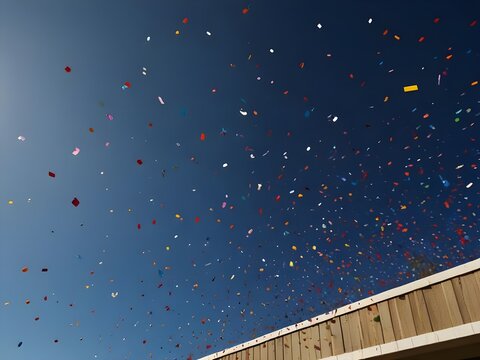 colorful confetti