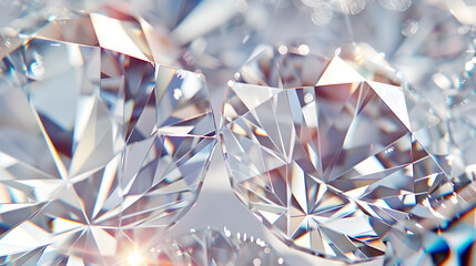 Sparkling Diamond Representing the Concept of Purity - obrazy, fototapety, plakaty