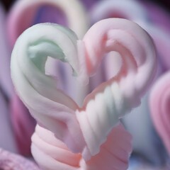 Heart Shape Cotton Candy- Sweet