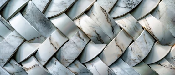 Ceramic, marble tiles with an abstract mosaic pattern , kitchen glass