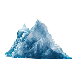 Iceberg on white background, cutout 