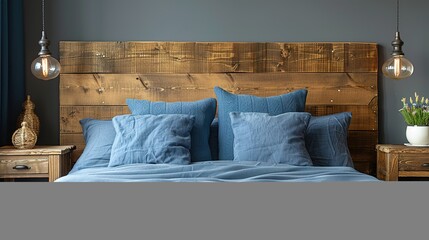 bedding bedroom furniture interior modern apartment home room design decor house pillow comfortable wal