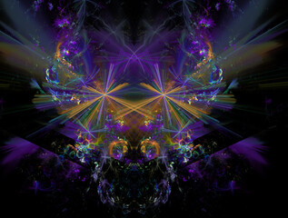 Imaginatory fractal abstract background Image