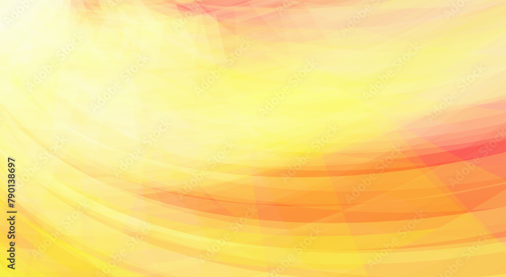 Poster artistic background by yellow, orange and red colors. vector graphics