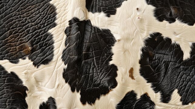 black and white cow skin background