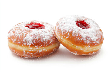 donuts isolated on white