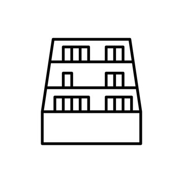 recommend clip art: Bookshelf outline icons, minimalist vector illustration ,simple transparent graphic element .Isolated on white background