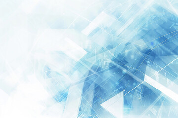 Graphic Abstract background with light blue and white geometric shapes, Abstract grey and blue geometric minimal motion background