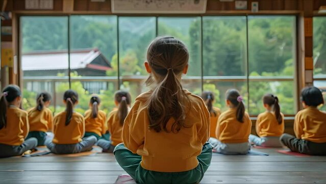 Rural Learning: Solitude Among Students. Concept Rural Education, Student Life, Benefits of Solitude