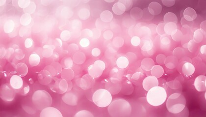 Pink Euphoria: Abstract Circular Bokeh Texture Background