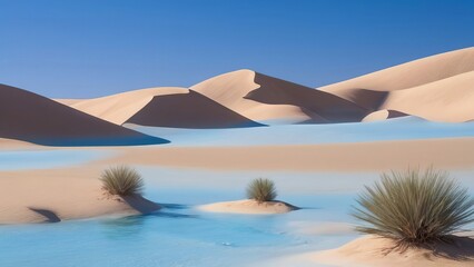 The desert is blue. - 790153834