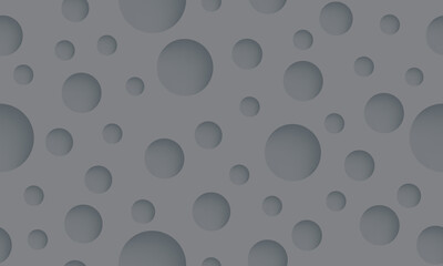 Abstract dark gray circle pattern background. planet surface texture.