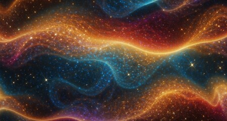 Obraz premium Abstract background with glowing neon lines