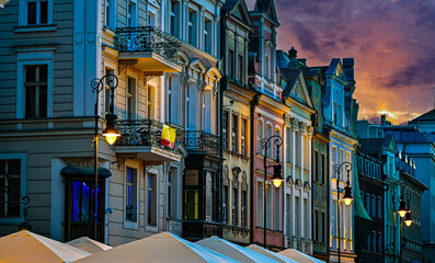 Architecture of Poznan Old Town, Poland