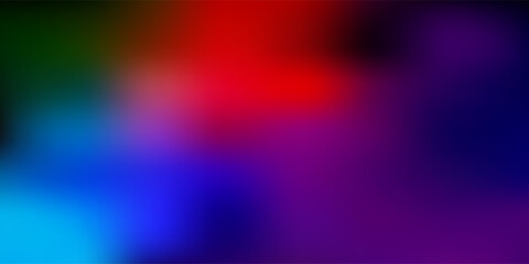 Dark multicolor vector blur backdrop.