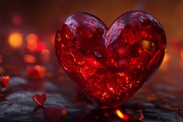 The background has a heart shape. Can use Valentine's Day.