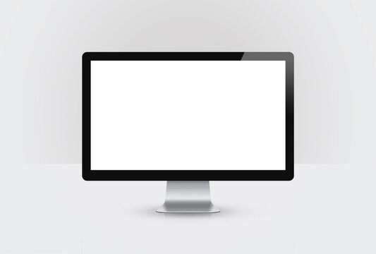 Devices Responsive set with blank screen saver isolated on grey background 3D Rendering