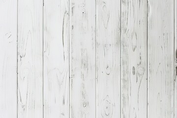 Fototapeta na wymiar White Wooden Plank Background with Textured Surface, Natural Wood Banner for Design and Decoration