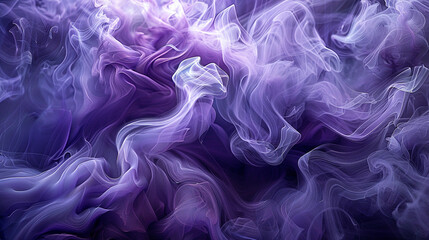 Shimmering plumes of violet smoke weaving intricate tapestries of ephemeral beauty.