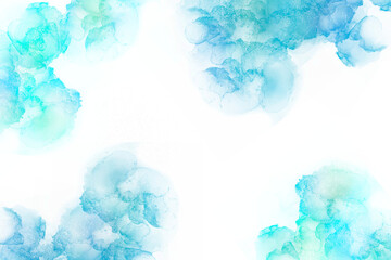 水の世界　アート背景