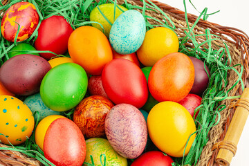Easter painted eggs