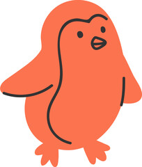 Cute Bird Animal Icon