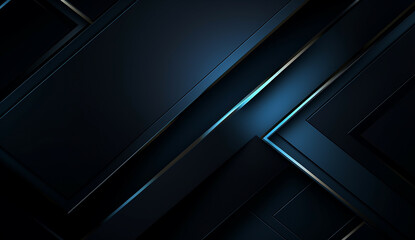 Black dark blue premium abstract background with-AI generated image