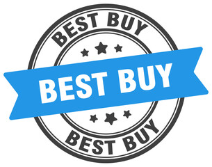 best buy stamp. best buy label on transparent background. round sign