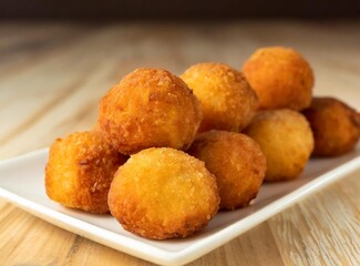 Croquettes. Spain traditional appetizer.