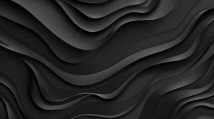 Curve Background with Abstract Black
