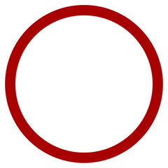 Red circle design