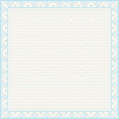 Hijab scarf flower abstract pattern.Ethnic geometric ornament with frame motif border hijab pattern.Design for fabric,print,scarves,shawl,kerchief,bandana,clothing,pareo,pillows,tablecloth,decoration.