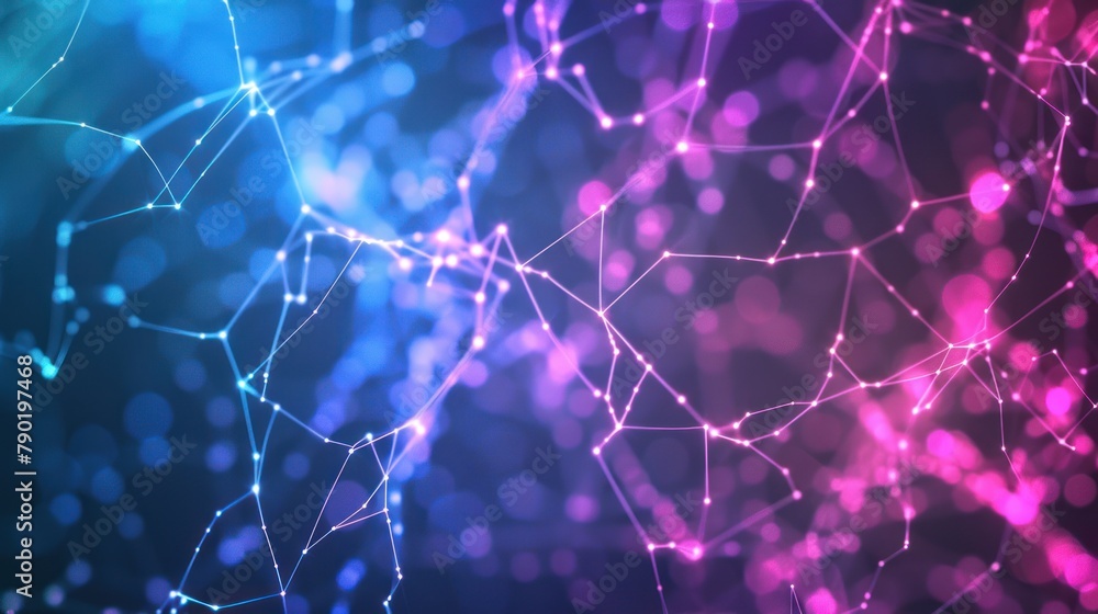 Poster gradient network connection background, digital technology background,. digital futuristic.