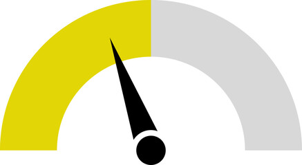 Fototapeta premium Dashboard colorful speedometer icons set. Tachometer icon isolated. Performance indicator sign. Car speed. Fast internet speed sign. Tachometer, speedometer, indicators, score. Customer satisfaction.