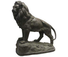 Image of Beautiful Lion Statue