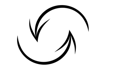 Arrow marker isolated on transparent background. Hand drawn arrow png file