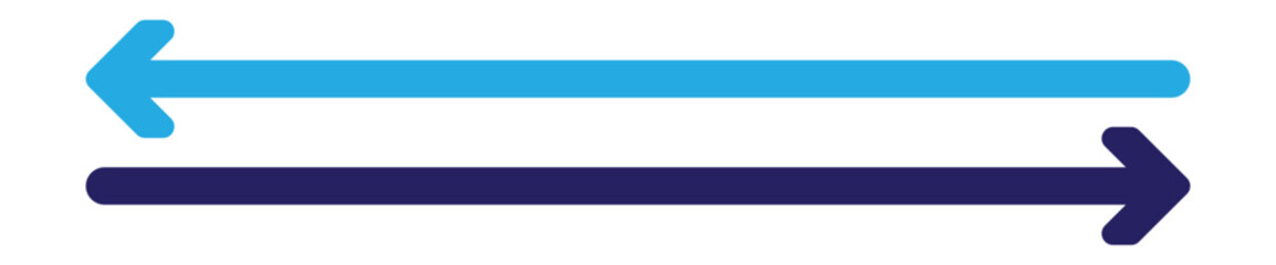 Obraz premium Horizontal long straight arrow signs. Left Right Arrow icon. Double horizontal arrow icon. Browse Horizontal Two Way Arrow Icons. Straight long dual arrow vector icon. 11:11