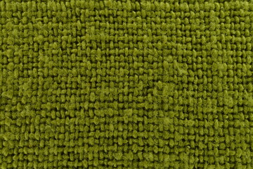 a close-up shot of green linen clothes