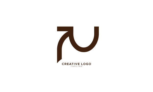 7U Abstract initial monogram letter alphabet logo design